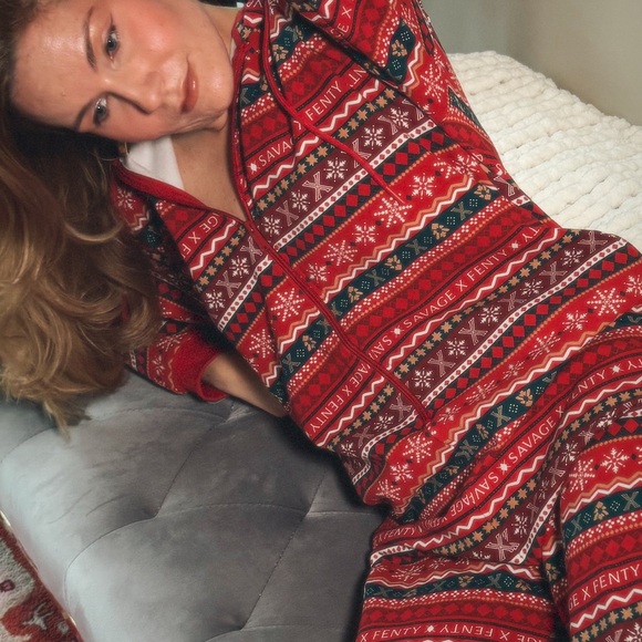 Savage X Fenty Other - Savage X Fenty Festive Onesie Pajamas